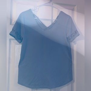 Baby blue top